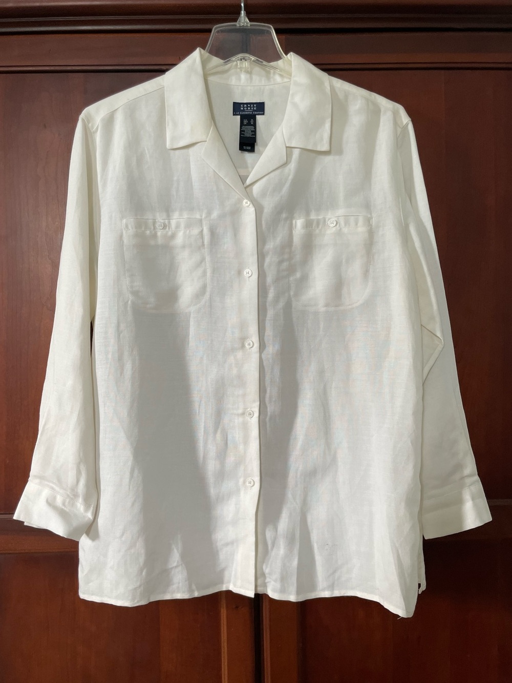 Liz Claiborne Ivory Button-Down Women's Shirt